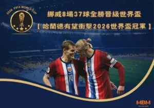 挪威8場37球全勝晉級世界盃：哈蘭德有望衝擊2026世界盃冠軍