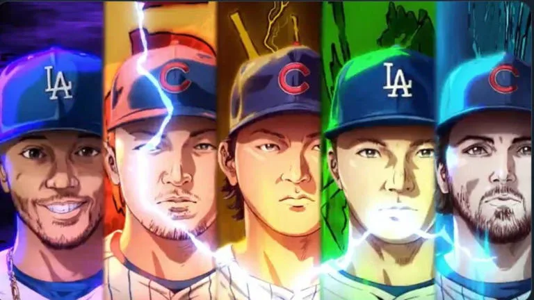 大聯盟球員動漫化。