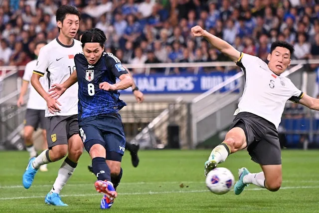 2026世界盃 2025亞洲區外圍賽賽程整理 2024年09月05日 2026世界盃 亞洲區外圍賽 第三輪 日本VS中國 7:0 日本大幅超車領先 中國隊掛蛋結束