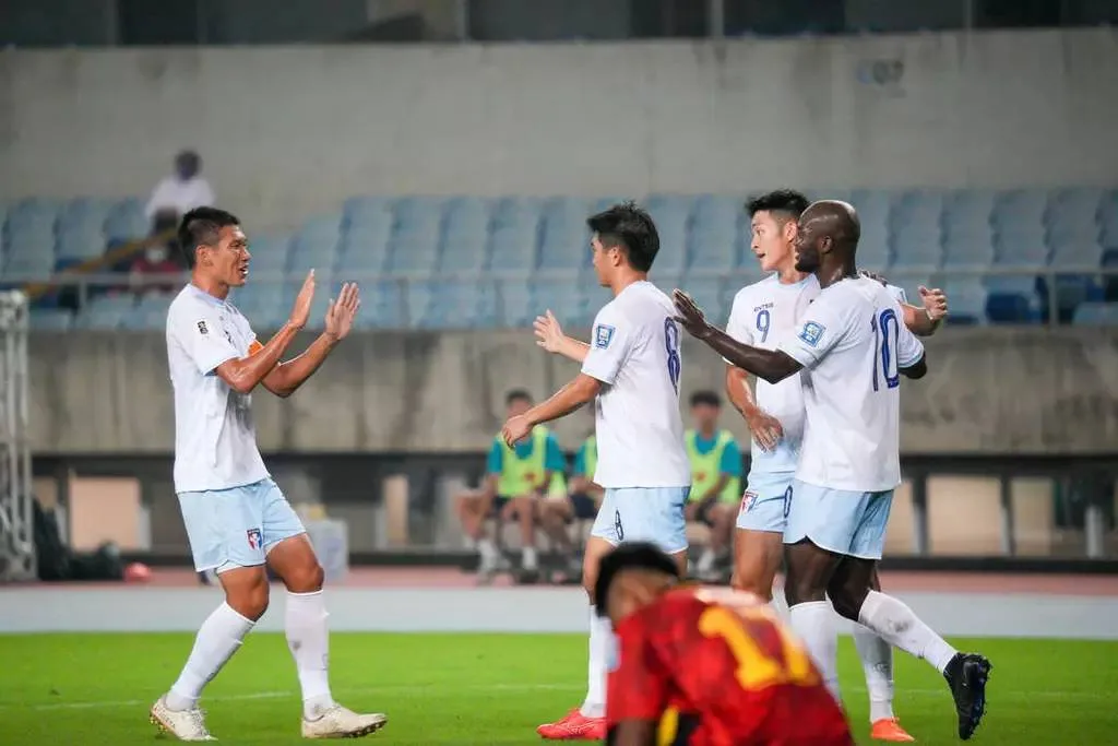 2026亞洲區外圍賽 重點整理一次看 台灣男足兩回合以7比0獲勝晉級。(圖轉至台灣足協)