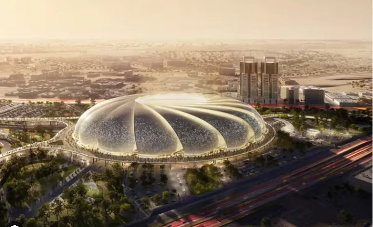 2034世界盃主辦國沙烏地阿拉伯新建足球場